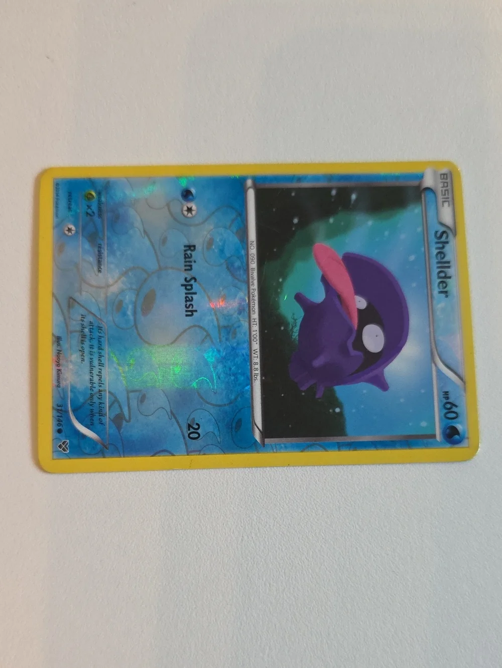 Pokemon Shellder Card - Picture 3 of 5